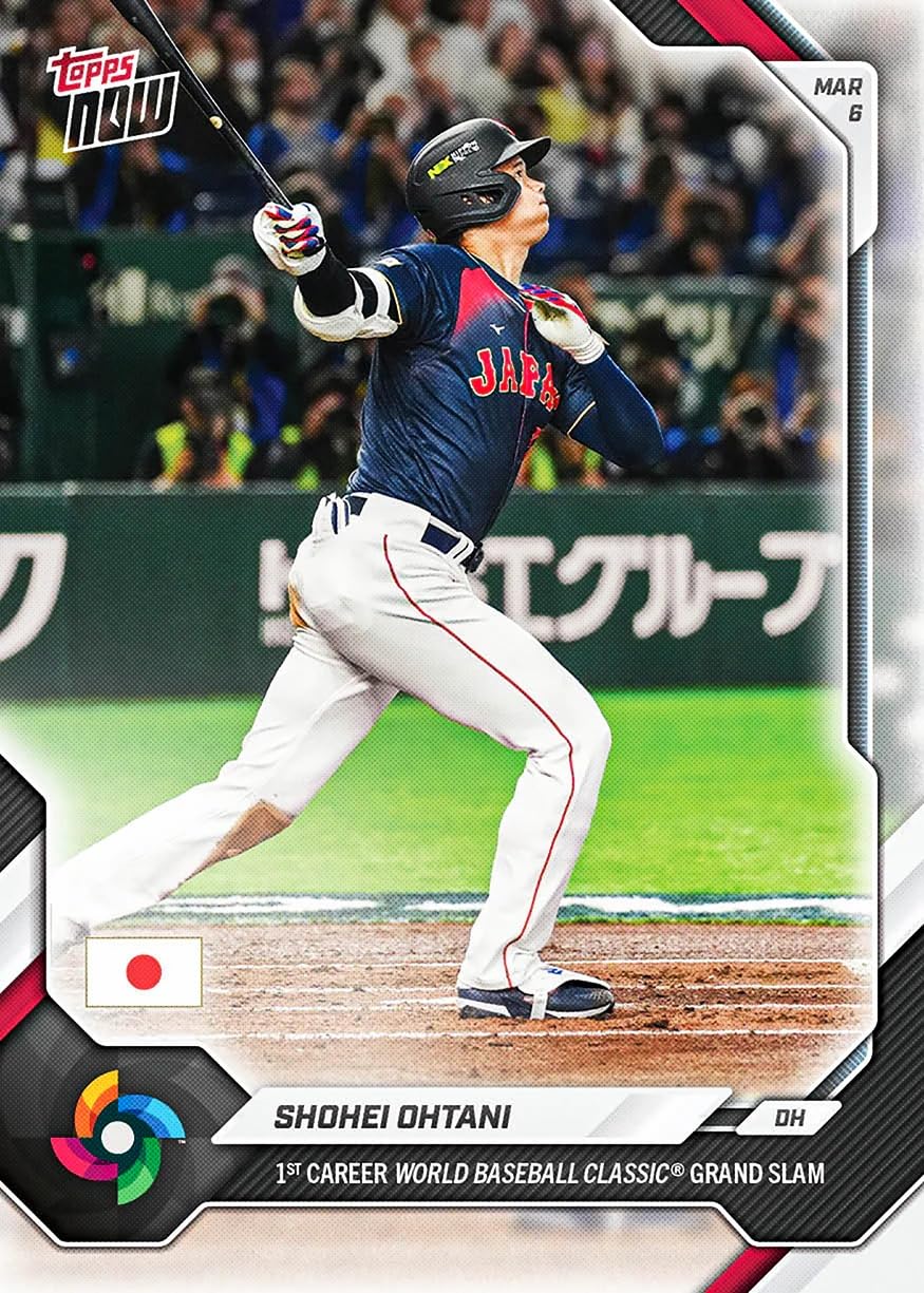 Amazon.co.jp: ［トレーディングカード］Topps NOW WBC 大谷翔平2026年